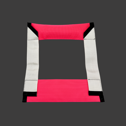 OSKAR Kopfstütze pink weiß Unterseite