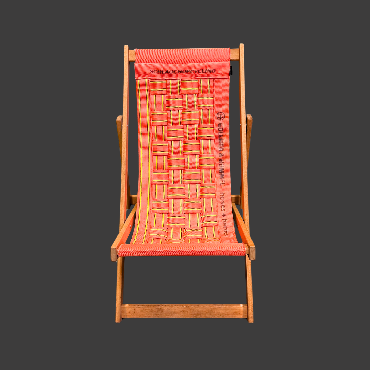 OSKAR Liegestuhl orange