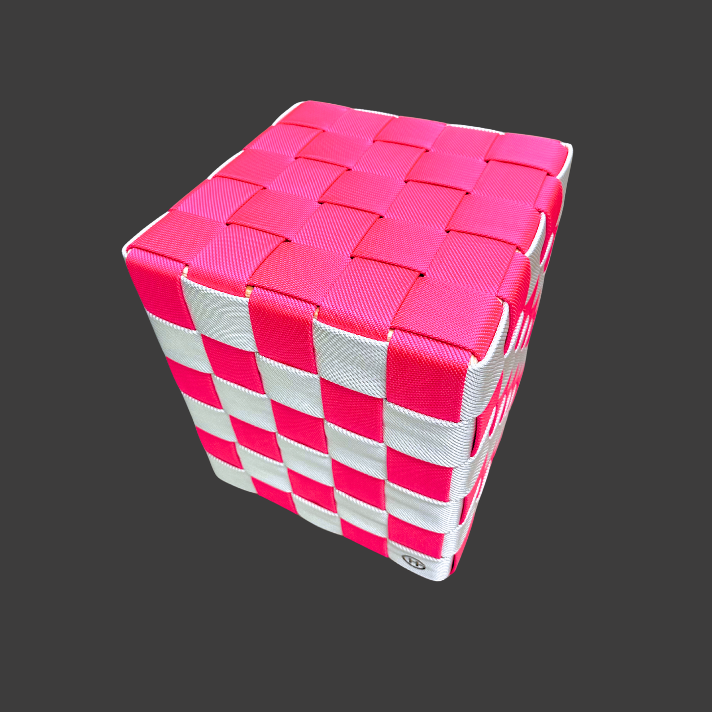 WILLY Hocker pink weiß